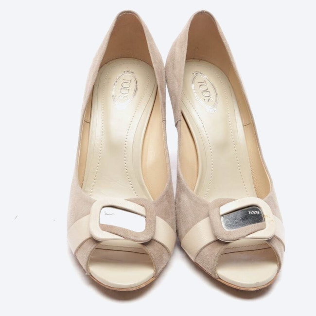 Image 2 of Peep Toes EUR 37.5 Beige in color White | Vite EnVogue