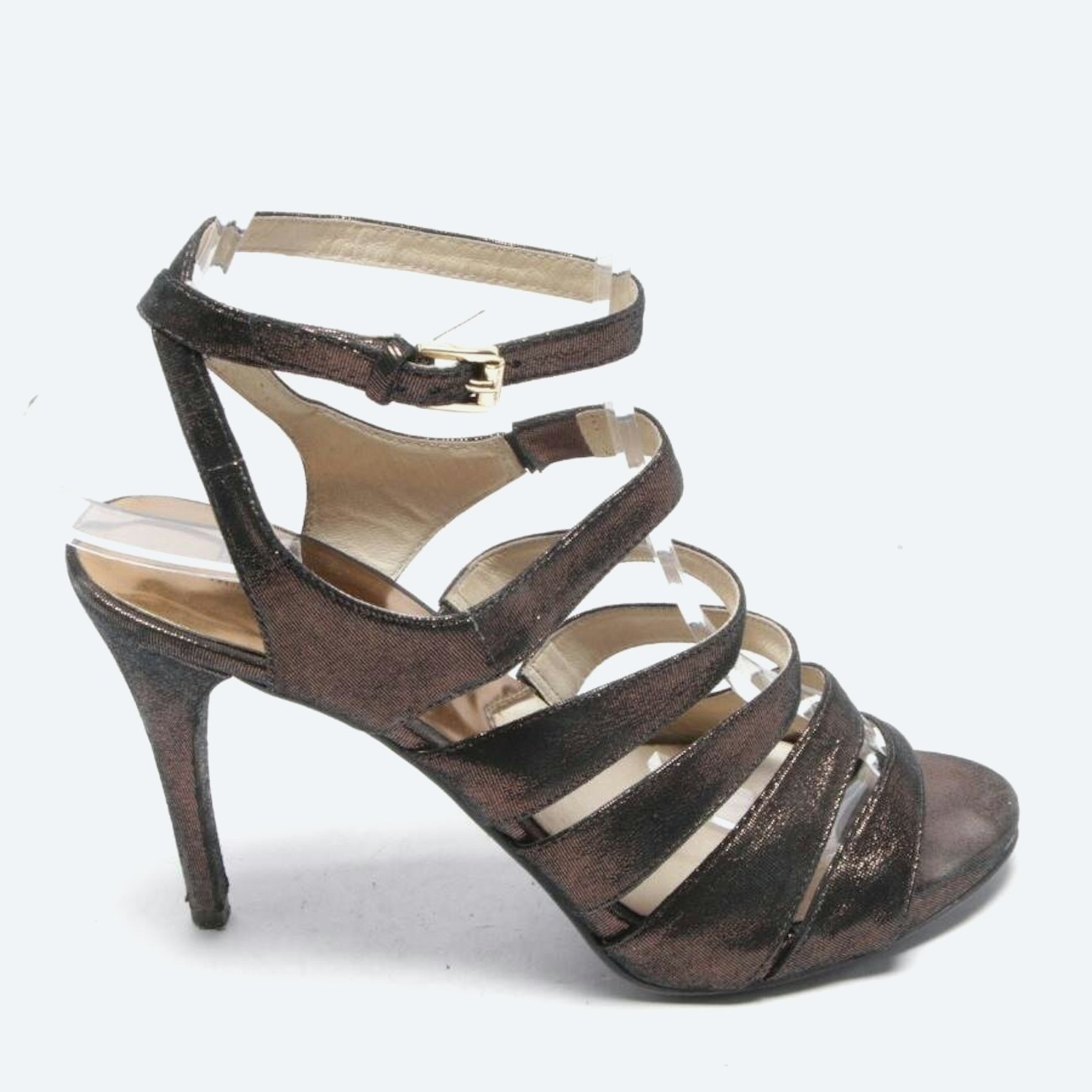 Image 1 of Heeled Sandals EUR38 Dark brown in color Brown | Vite EnVogue