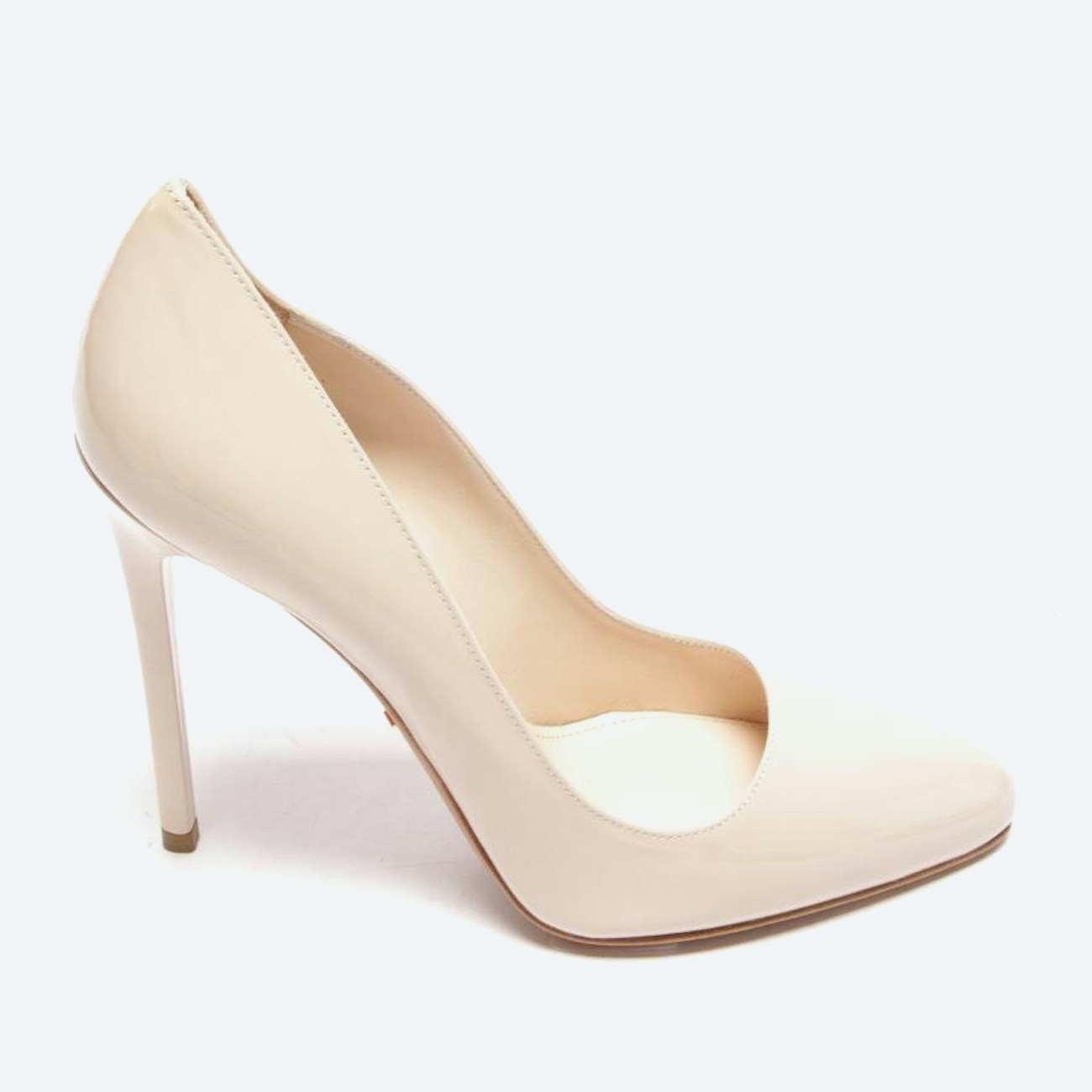 Image 1 of High Heels EUR38 Beige in color White | Vite EnVogue