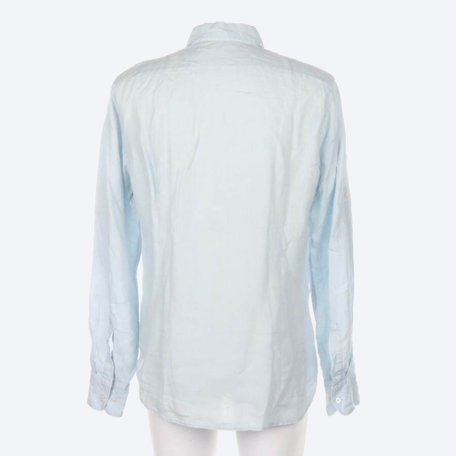 Image 2 of Linen Shirt L Light Blue in color Blue | Vite EnVogue