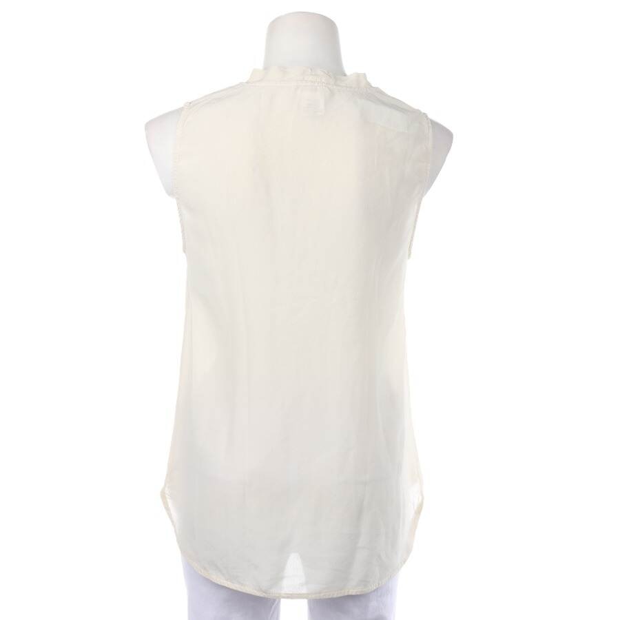 Image 2 of Silk Top 34 Beige in color White | Vite EnVogue