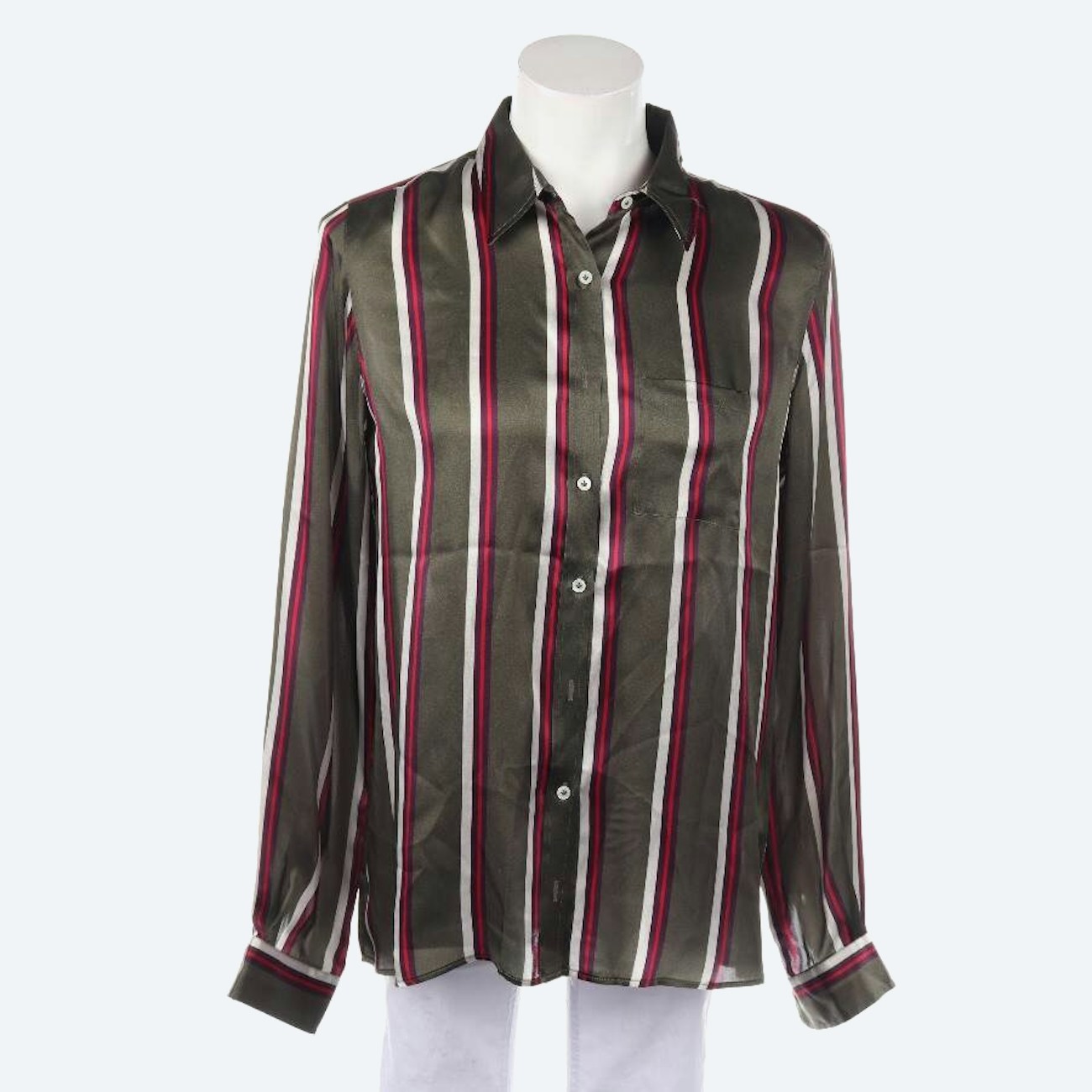 Image 1 of Silk Shirt L Multicolored in color Multicolored | Vite EnVogue