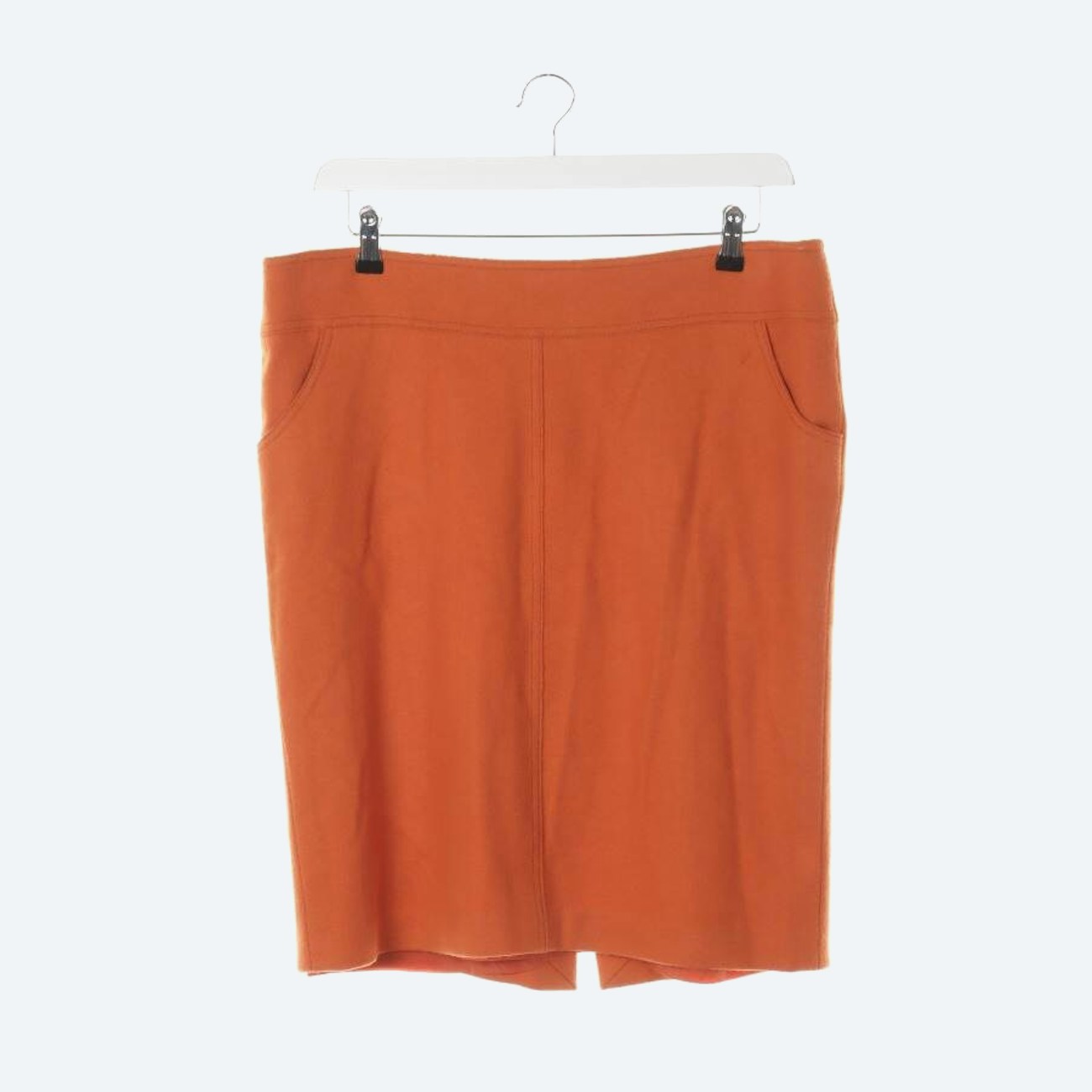 Image 1 of Wool Skirt 44 Orangered in color Orange | Vite EnVogue