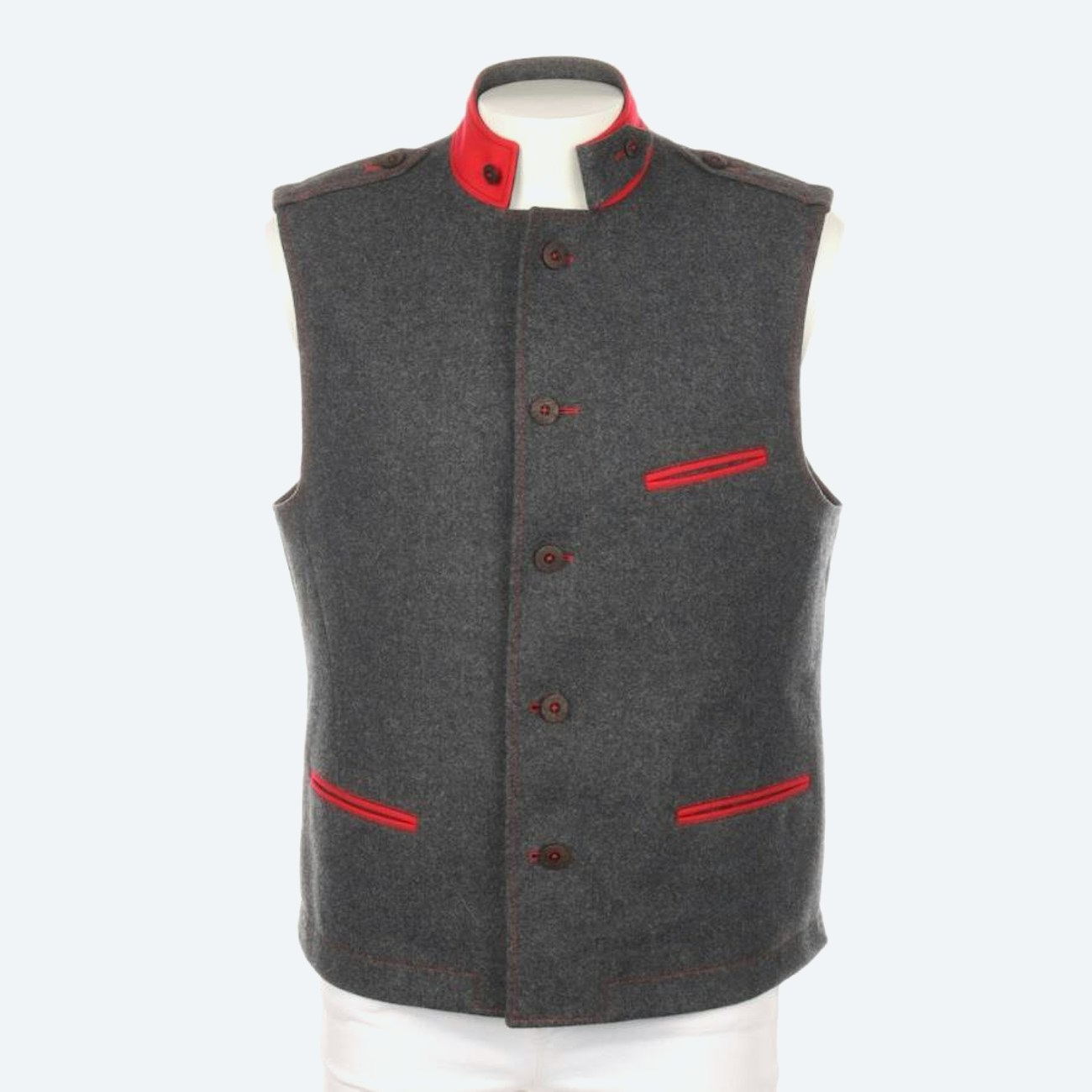 Image 1 of Wool Vest 52 Gray in color Gray | Vite EnVogue