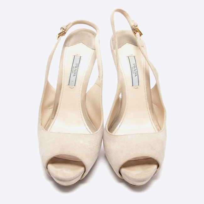 Image 2 of High Heels EUR 39 Beige in color White | Vite EnVogue