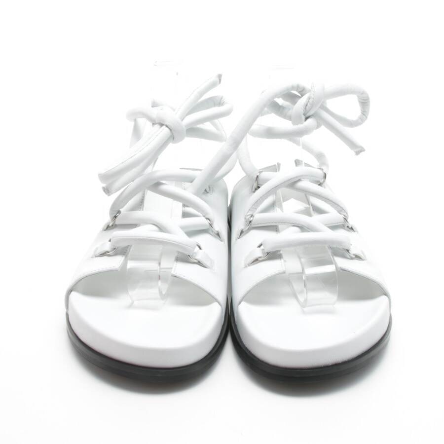Image 2 of Sandals EUR 41 White in color White | Vite EnVogue
