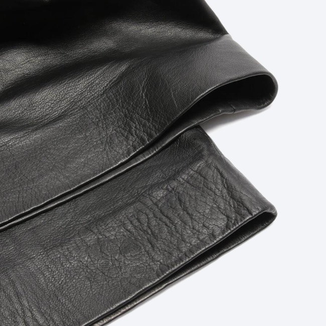 Image 3 of Leather Pants 32 Black in color Black | Vite EnVogue