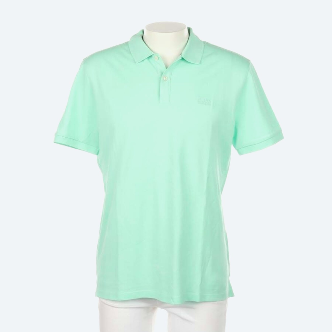 Image 1 of Polo Shirt L Lightgreen in color Green | Vite EnVogue