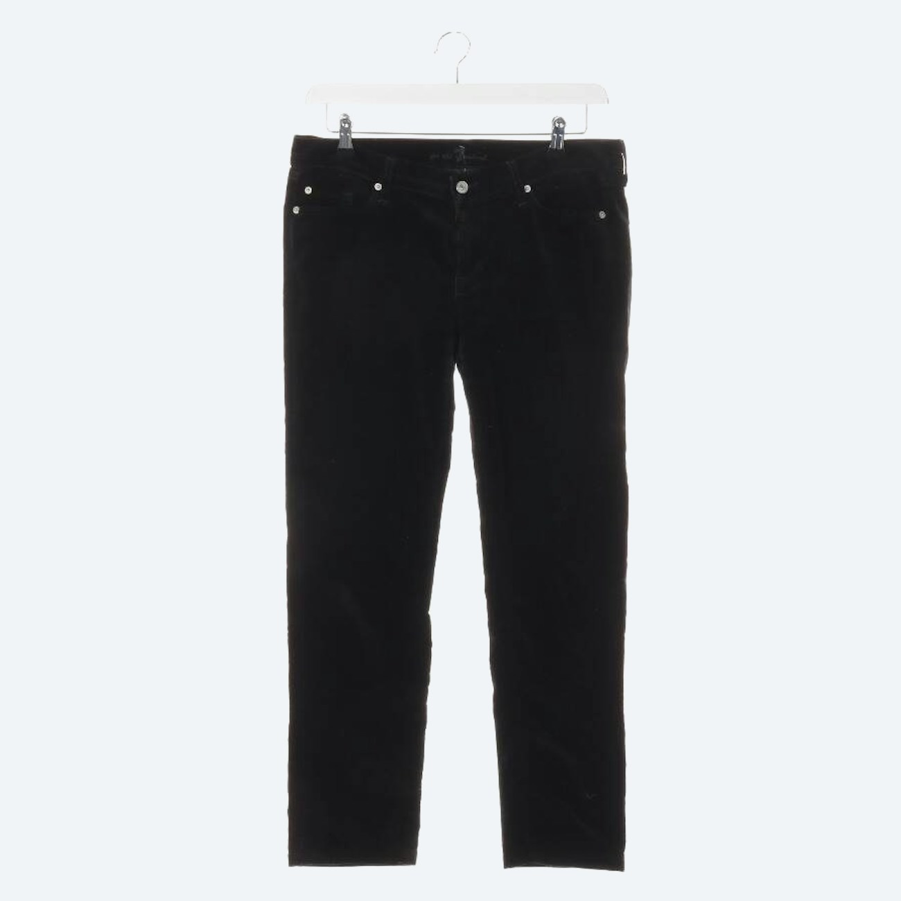 Image 1 of Velvet Pants W31 Black in color Black | Vite EnVogue