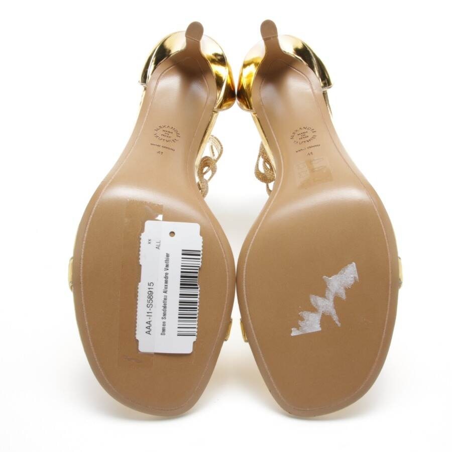 Image 4 of Heeled Sandals EUR 41 Gold in color Metallic | Vite EnVogue