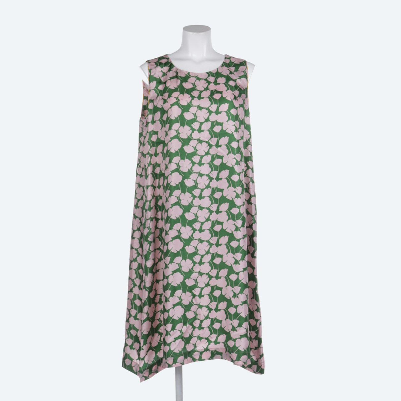 Image 1 of Silk Dress 42 Green in color Green | Vite EnVogue