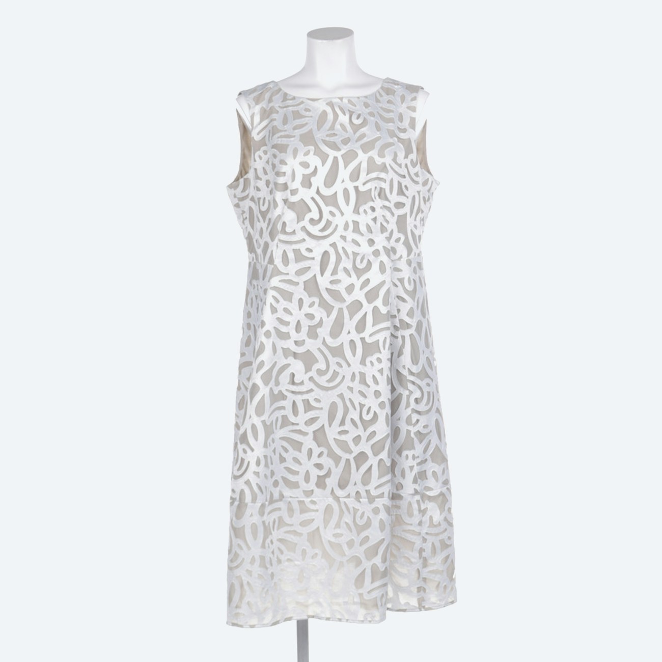 Image 1 of Dress 42 Beige in color White | Vite EnVogue