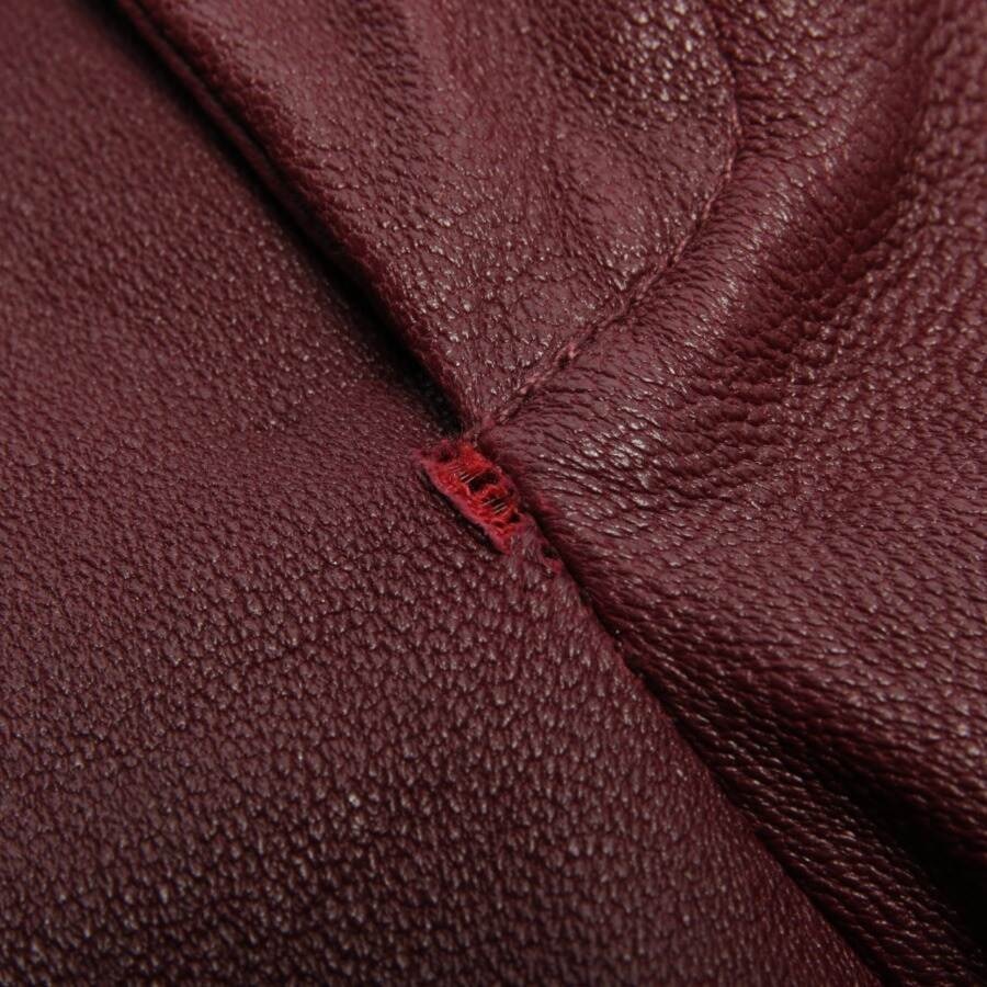 Image 4 of Leather Pants 34 Dark red in color Red | Vite EnVogue