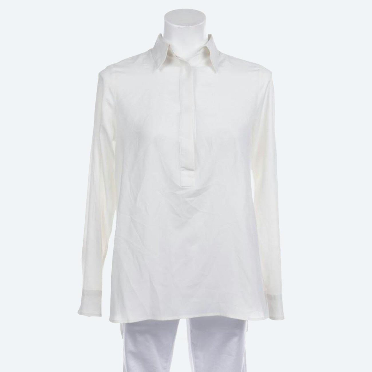 Image 1 of Shirt Blouse S Off white in color White | Vite EnVogue
