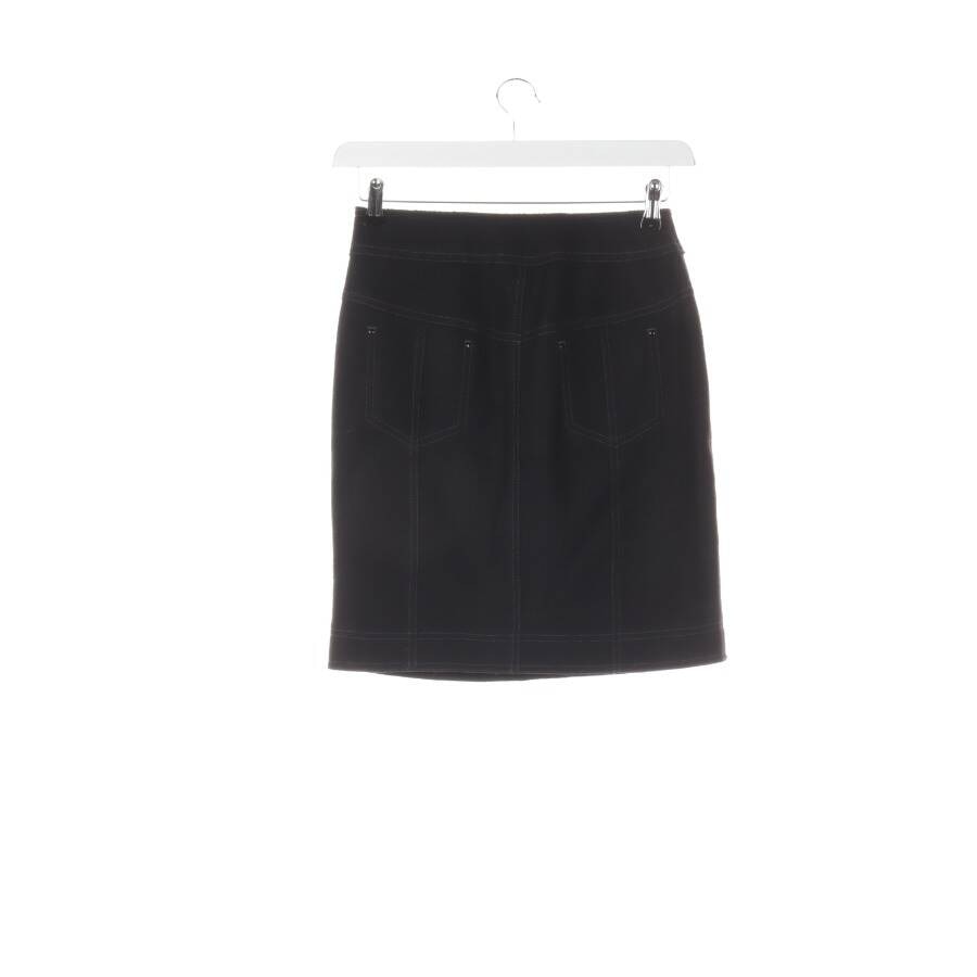 Image 2 of Wool Skirt 34 Black in color Black | Vite EnVogue