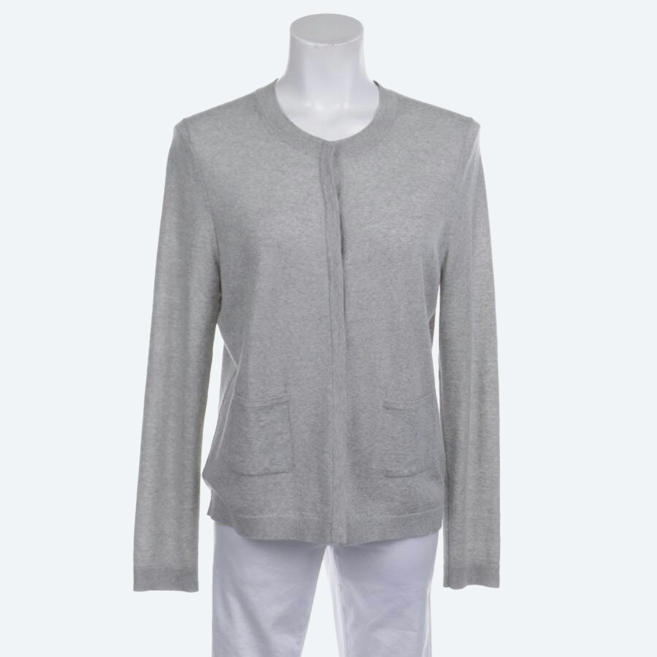 Image 1 of Wool Cardigan XL Light Gray in color Gray | Vite EnVogue