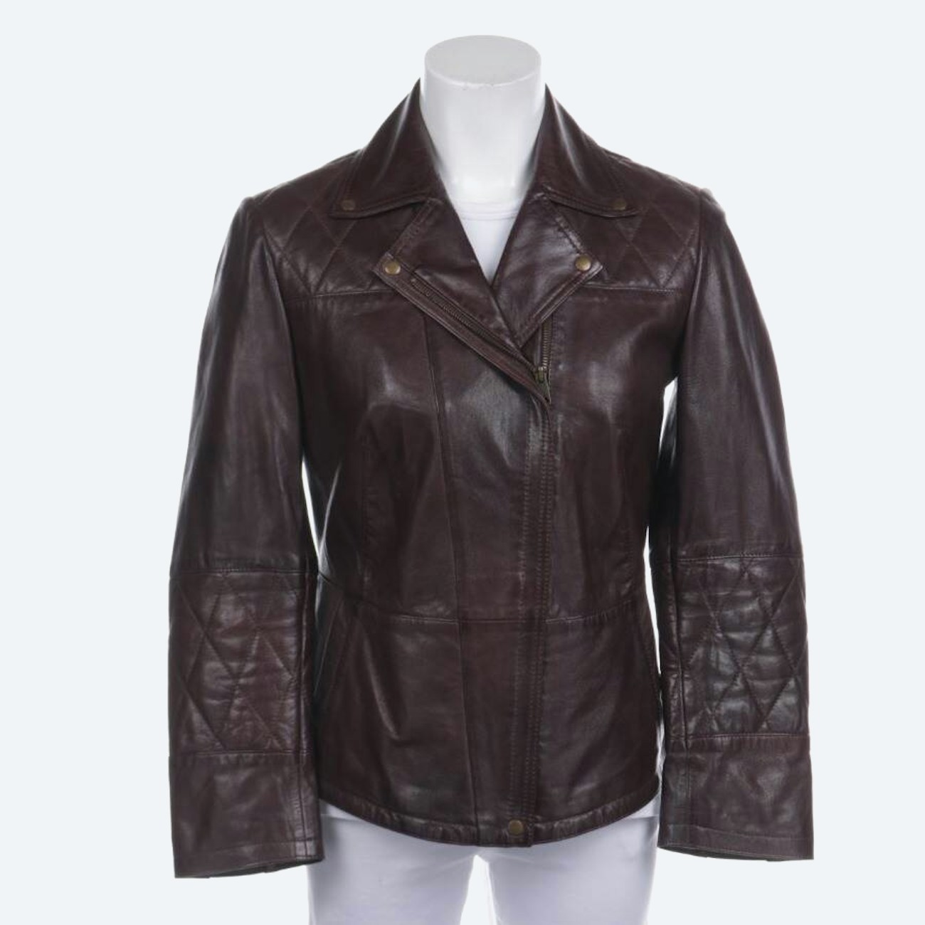 Image 1 of LeatherJacket 36 Brown in color Brown | Vite EnVogue