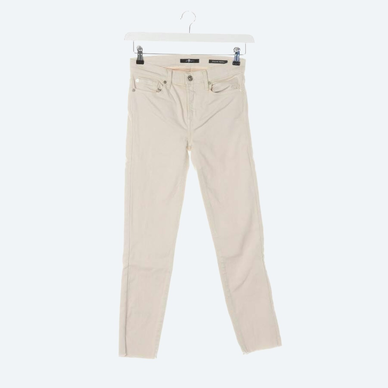 Image 1 of Jeans Skinny W27 Beige in color White | Vite EnVogue