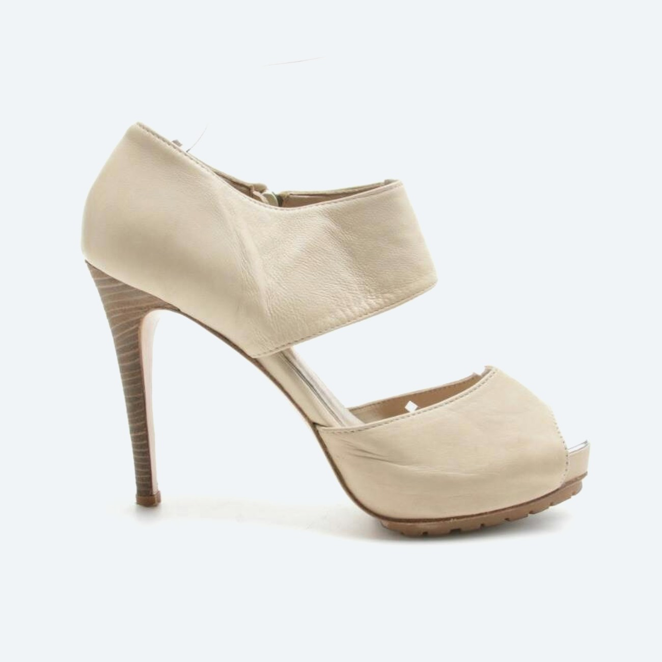 Image 1 of High Heels EUR 39 Beige in color White | Vite EnVogue