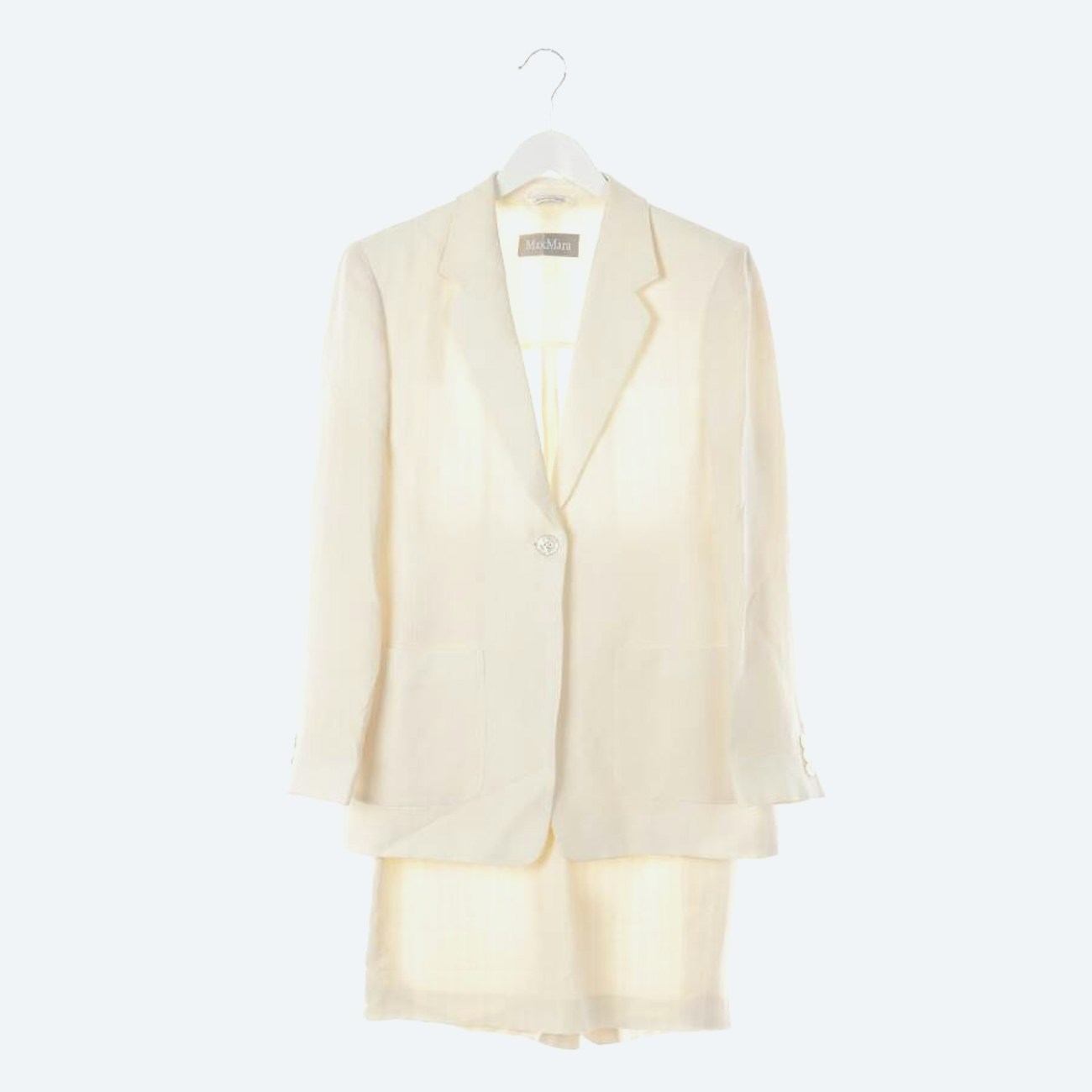 Image 1 of Skirt Suit 38 Ivory in color White | Vite EnVogue