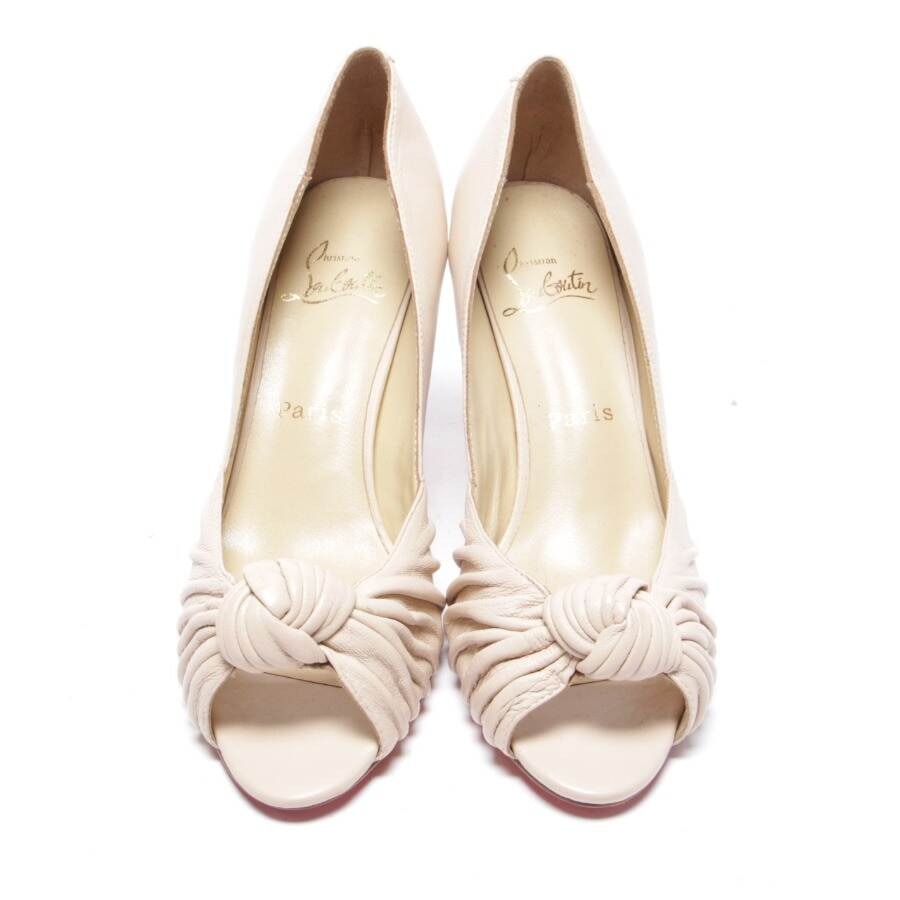 Image 2 of Peep Toes EUR 39 Beige in color White | Vite EnVogue