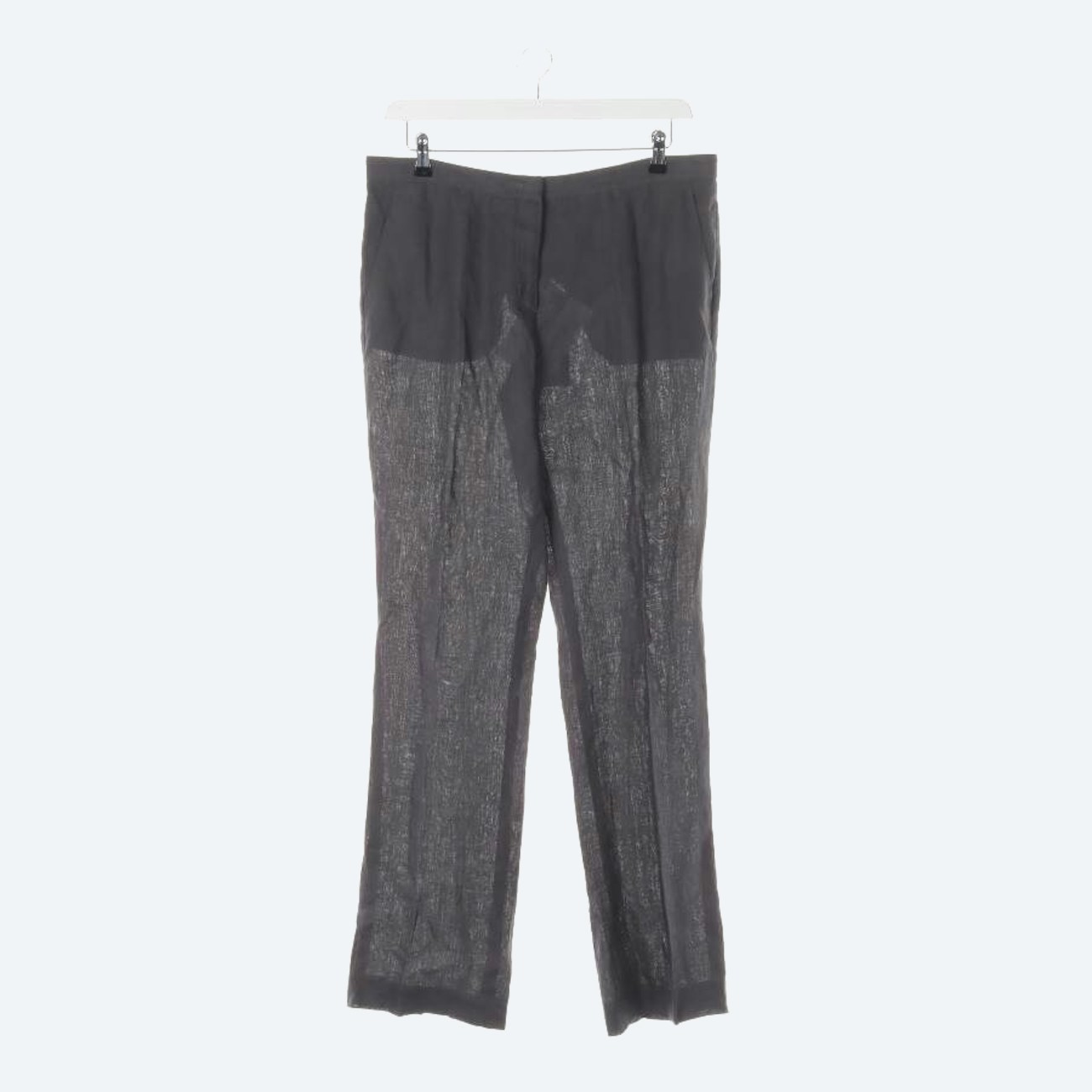 Image 1 of Linen Pants 42 Gray in color Gray | Vite EnVogue