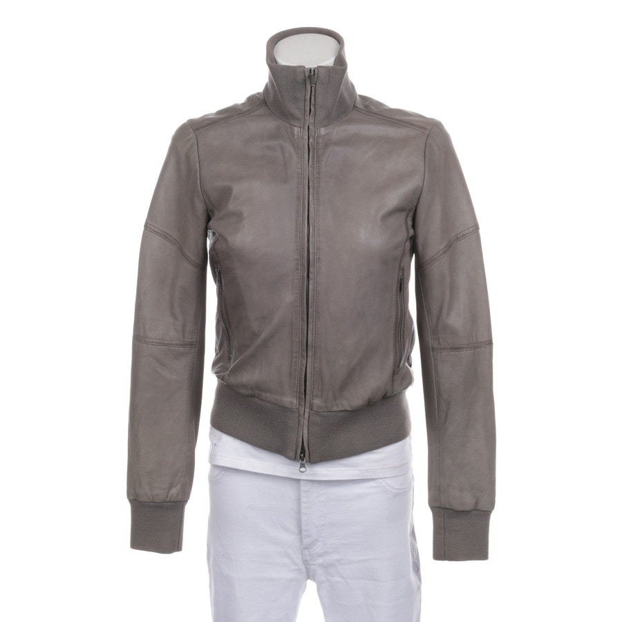 Image 1 of LeatherJacket 34 Gray in color Gray | Vite EnVogue