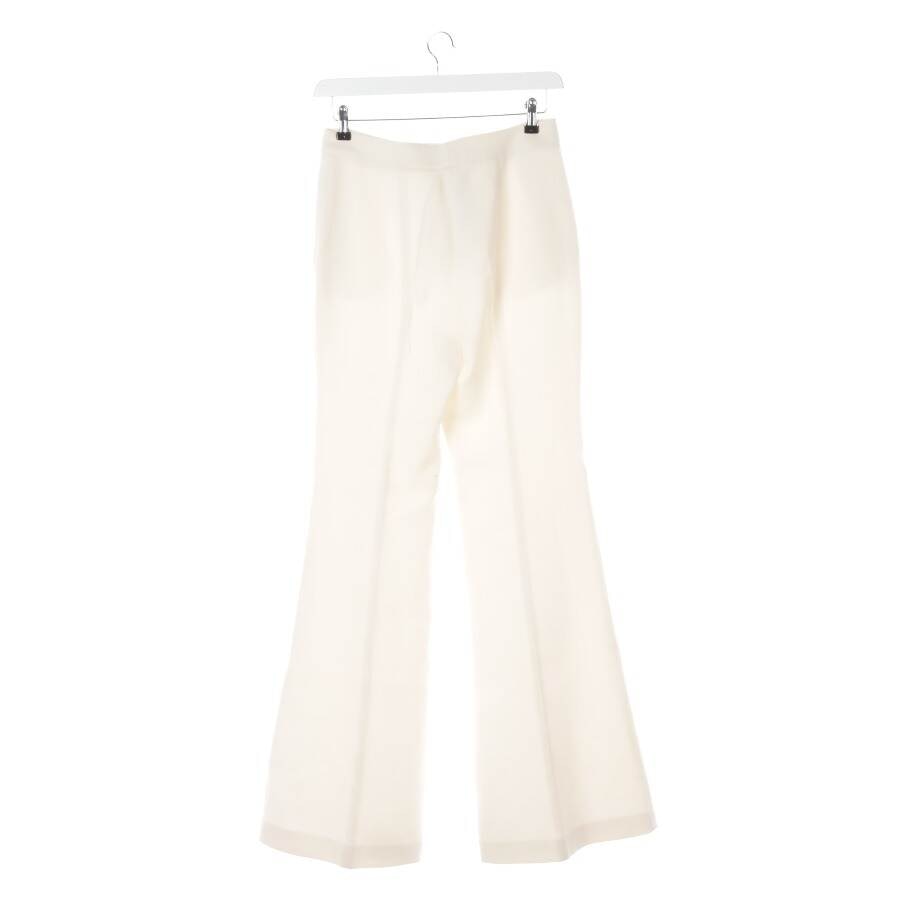 Image 2 of Wool Pants 36 Cream in color White | Vite EnVogue