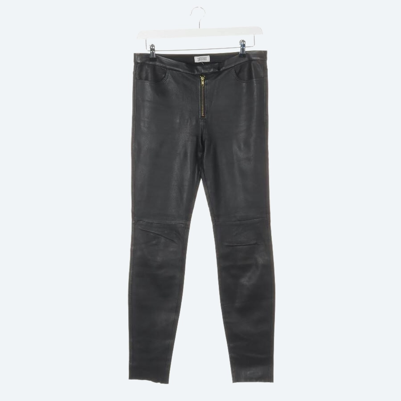 Image 1 of Leather Pants W29 Black in color Black | Vite EnVogue