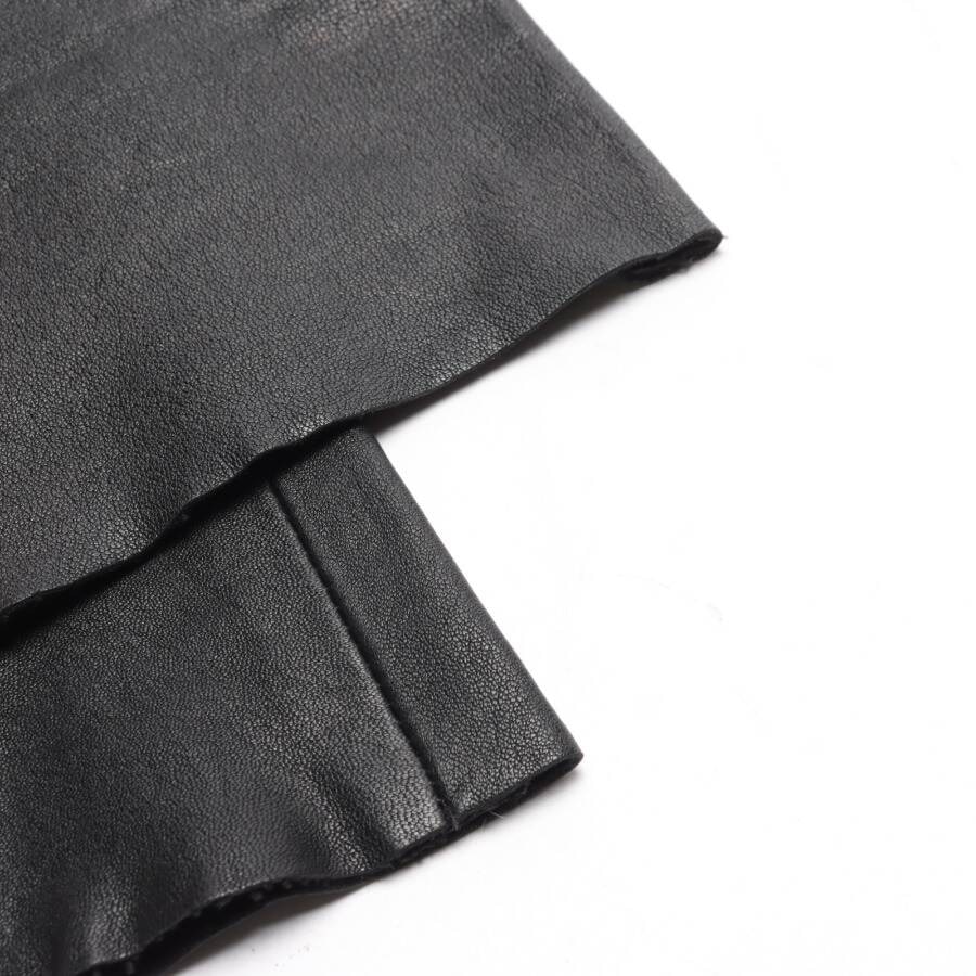 Image 3 of Leather Pants W29 Black in color Black | Vite EnVogue