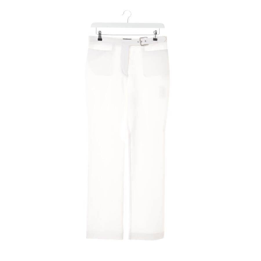 Image 1 of Trousers 42 Off white in color White | Vite EnVogue