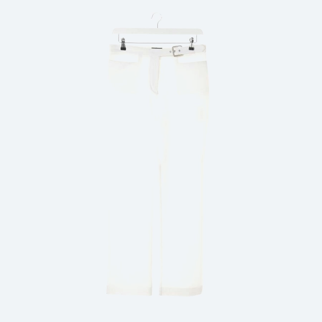 Image 1 of Trousers 42 Off white in color White | Vite EnVogue