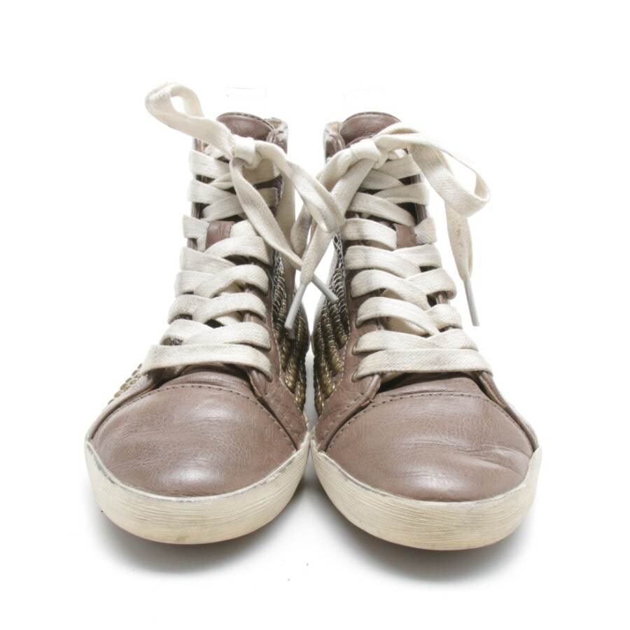 Image 2 of High-Top Sneakers EUR 36.5 Brown in color Brown | Vite EnVogue