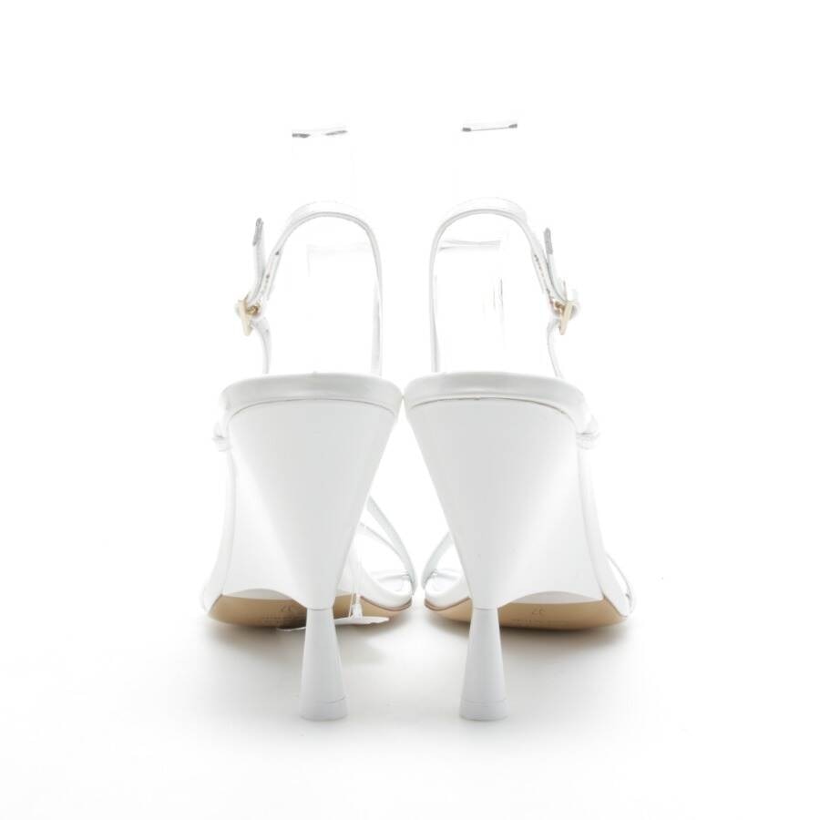 Image 3 of Heeled Sandals EUR 37 White in color White | Vite EnVogue