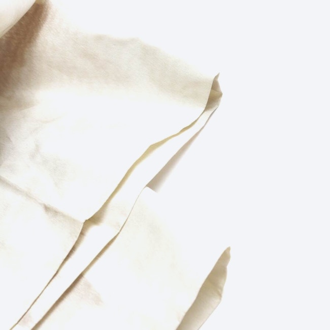 Image 3 of Silk Pants 40 Beige in color White | Vite EnVogue