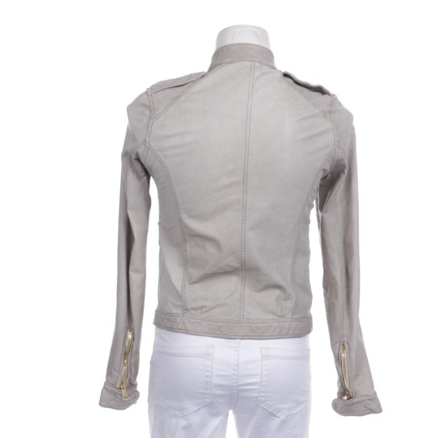 Image 2 of LeatherJacket 36 Lightgray in color Gray | Vite EnVogue