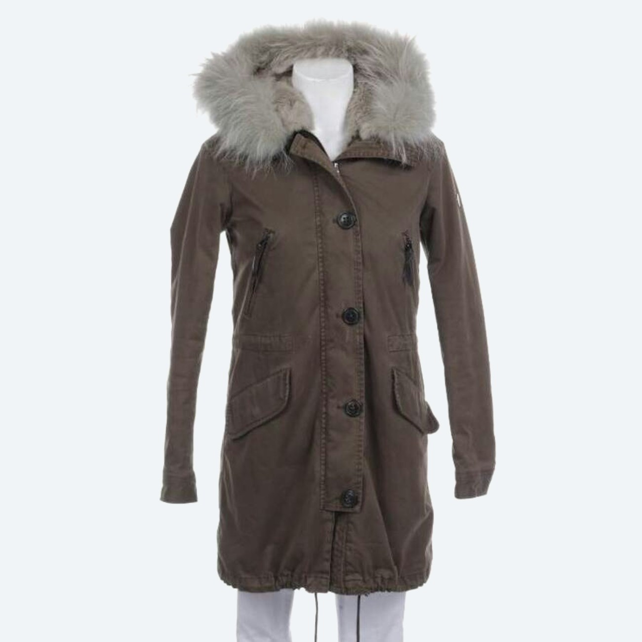 Image 1 of Winter Coat 34 Brown in color Brown | Vite EnVogue
