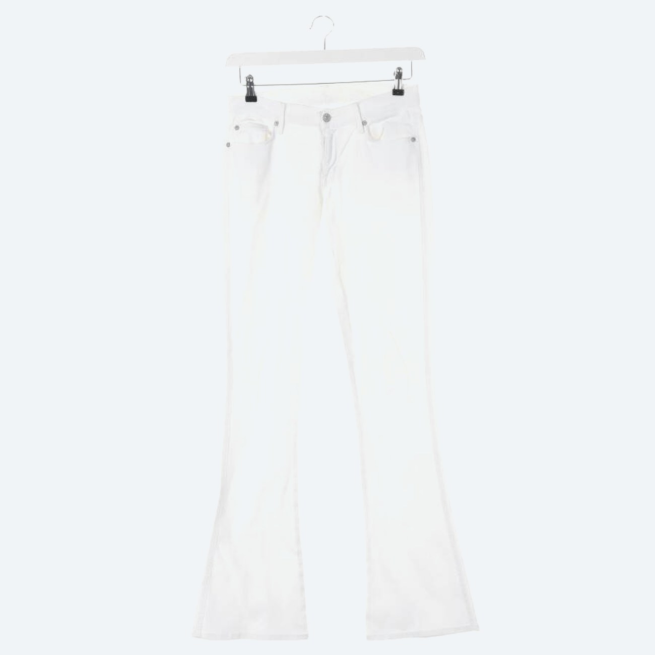 Image 1 of Jeans Flared W27 White in color White | Vite EnVogue