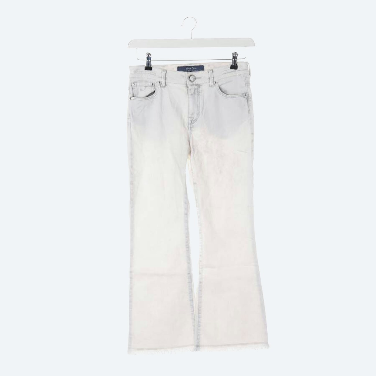 Image 1 of Jeans Flared W28 White in color White | Vite EnVogue