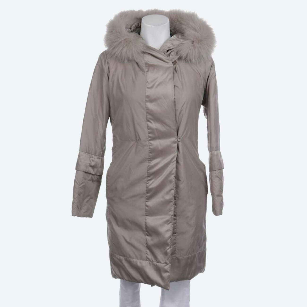 Image 1 of Winter Coat 36 Beige in color White | Vite EnVogue