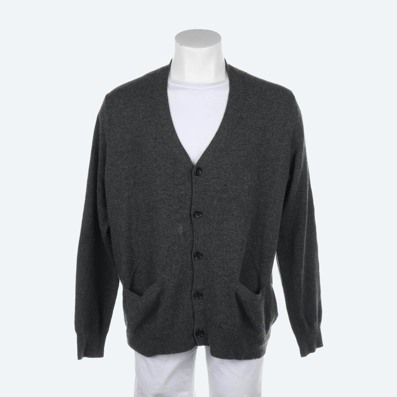 Image 1 of Wool Cardigan L Gray in color Gray | Vite EnVogue