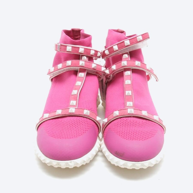 Image 2 of Rockstud High-Top Sneakers EUR 40 Pink in color Pink | Vite EnVogue