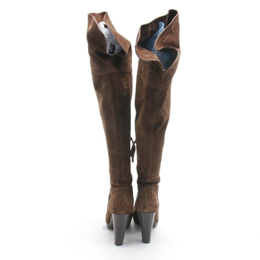 Image 3 of Overknee Boots EUR 38.5 Brown in color Brown | Vite EnVogue