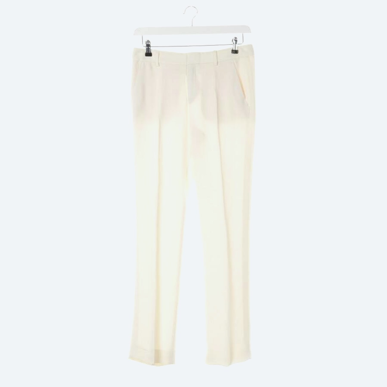 Image 1 of Trousers 38 Ivory in color White | Vite EnVogue