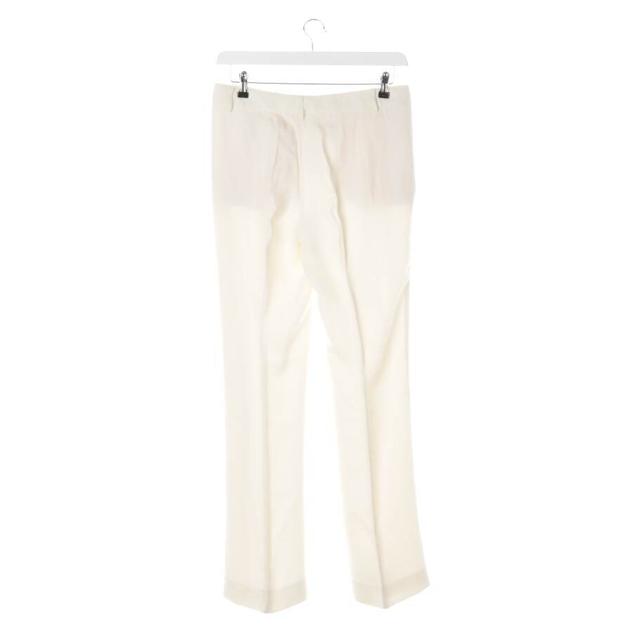 Image 2 of Trousers 38 Ivory in color White | Vite EnVogue