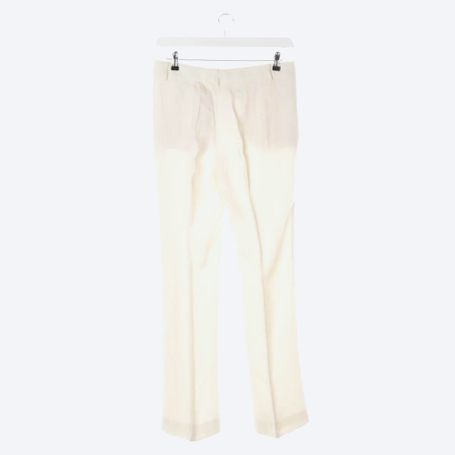Image 2 of Trousers 38 Ivory in color White | Vite EnVogue
