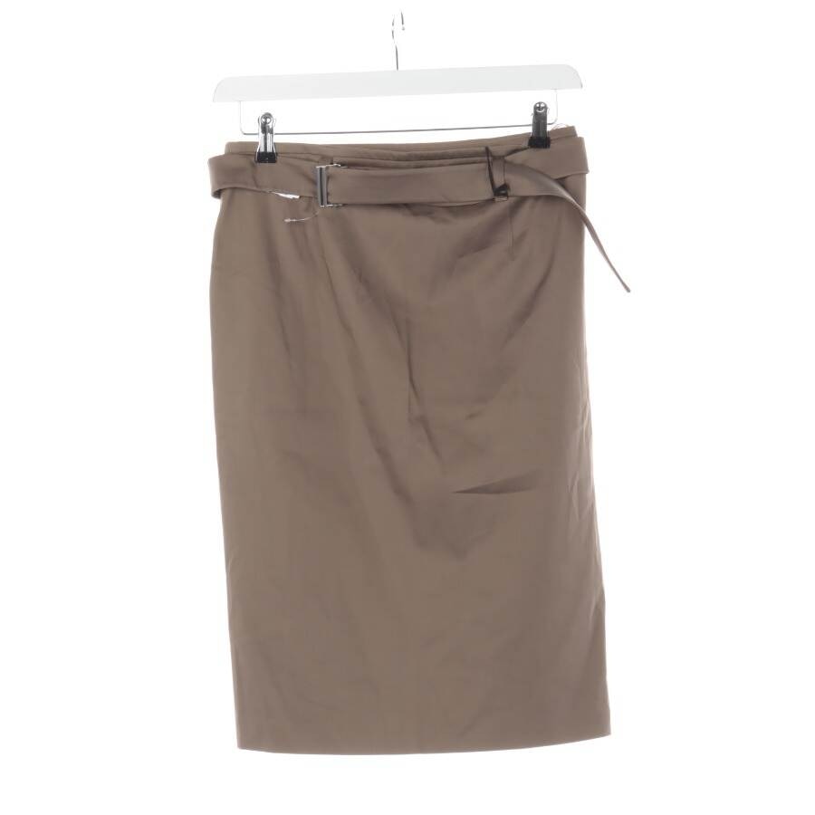 Image 2 of Skirt 38 Brown in color Brown | Vite EnVogue