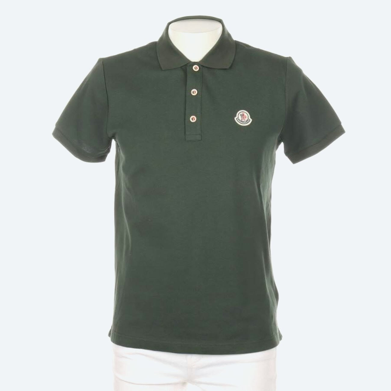 Image 1 of Polo Shirt M Darkgreen in color Green | Vite EnVogue