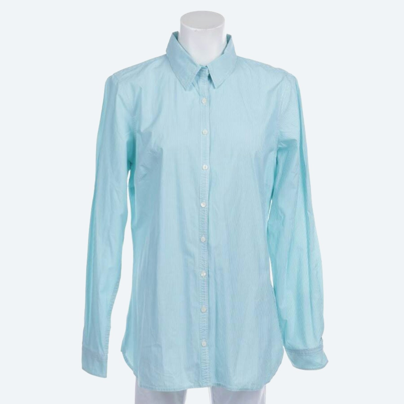 Image 1 of Casual Shirt 44 Aqua in color Blue | Vite EnVogue