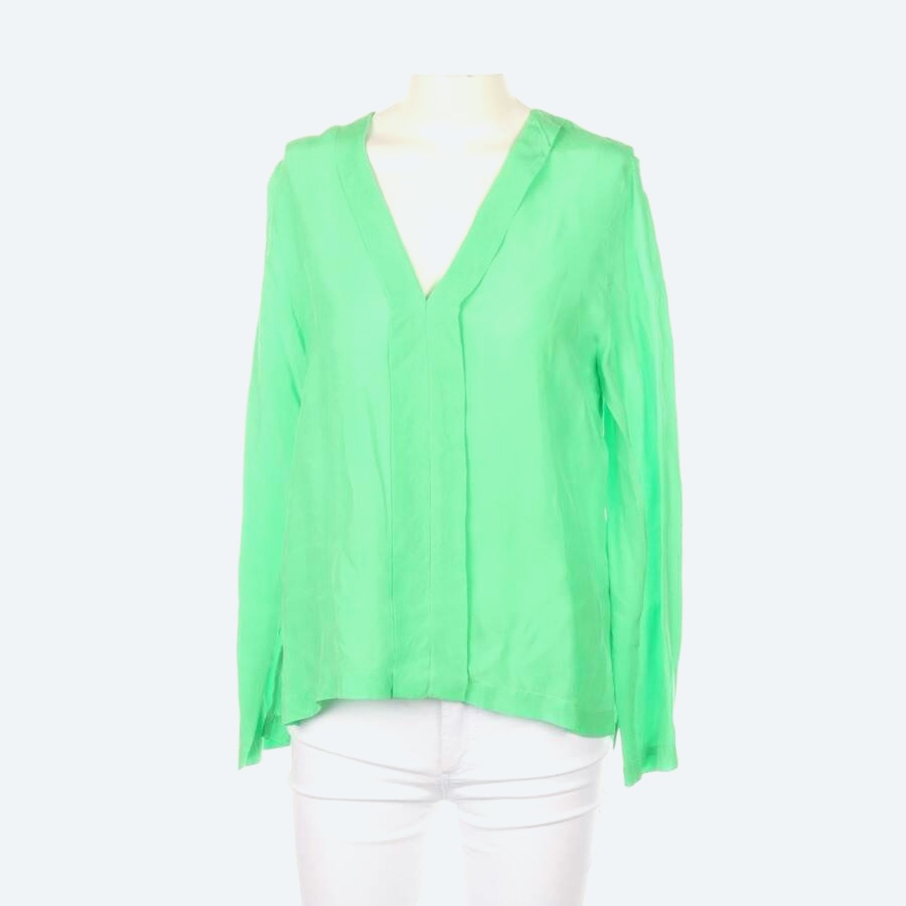 Image 1 of Shirt Blouse 34 Green in color Green | Vite EnVogue
